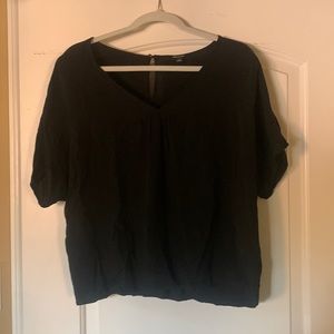Madewell Black Blouse.